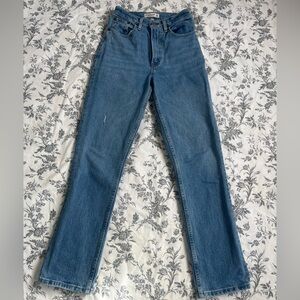 Abercrombie and Fitch Ankle The 90’s Straight Ultra High Rise Curve Love
